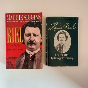 LOUIS RIEL By George F. G. Stanley And Riel Paperback Books